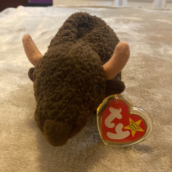 Ty Other - 1998 original baby buffalo beanie baby